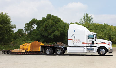 Specialized freight transport. 